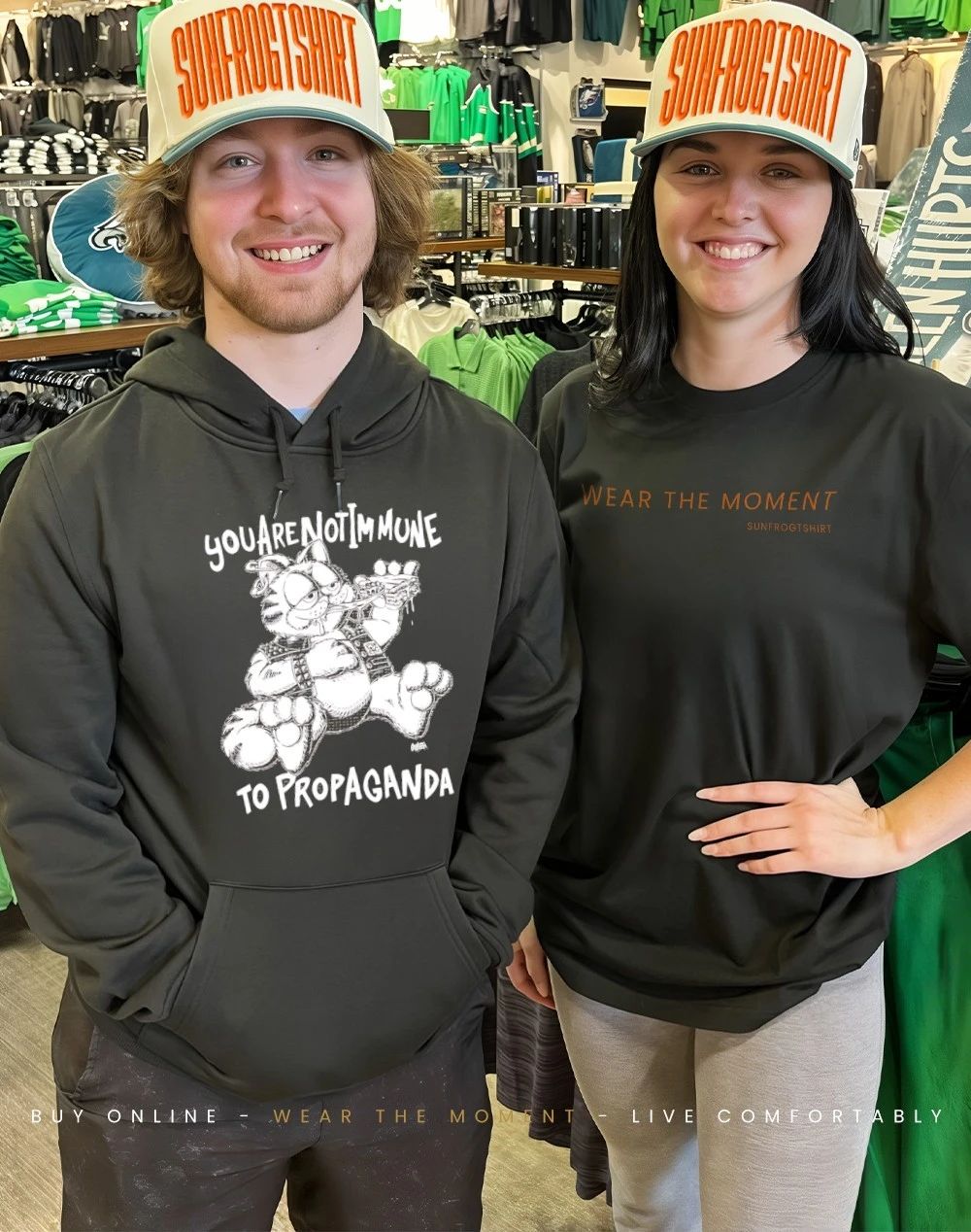 You are not immune to propaganda cat shirt
