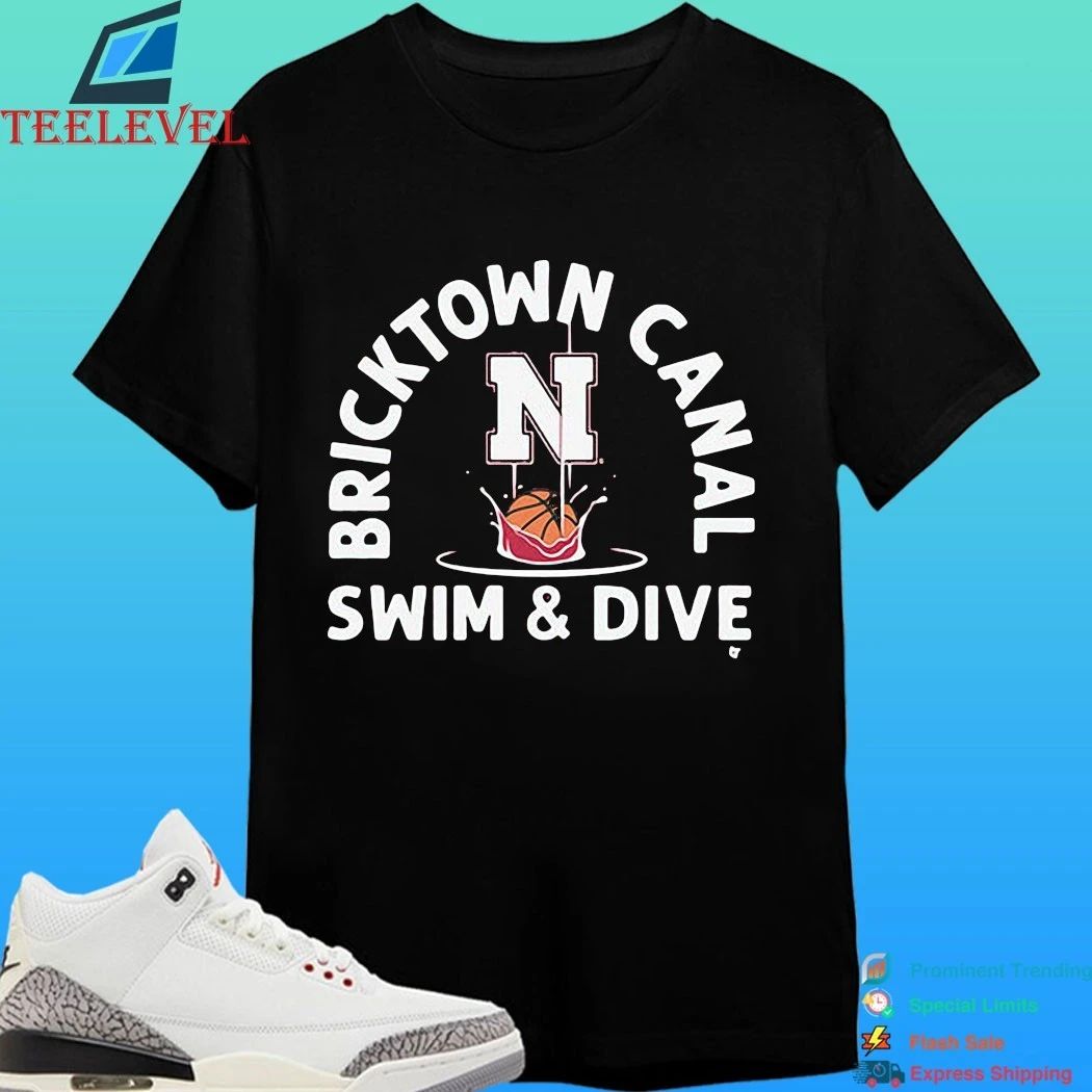 Nebraska Basketball Bricktown Canal Swim & Dive Shirt