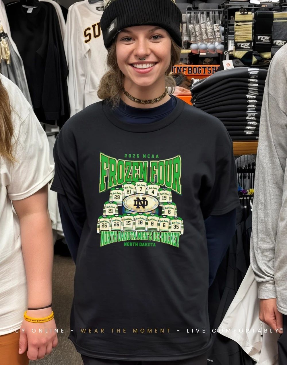 North Dakota Men’s Hockey 2026 Frozen Four jersey shirt