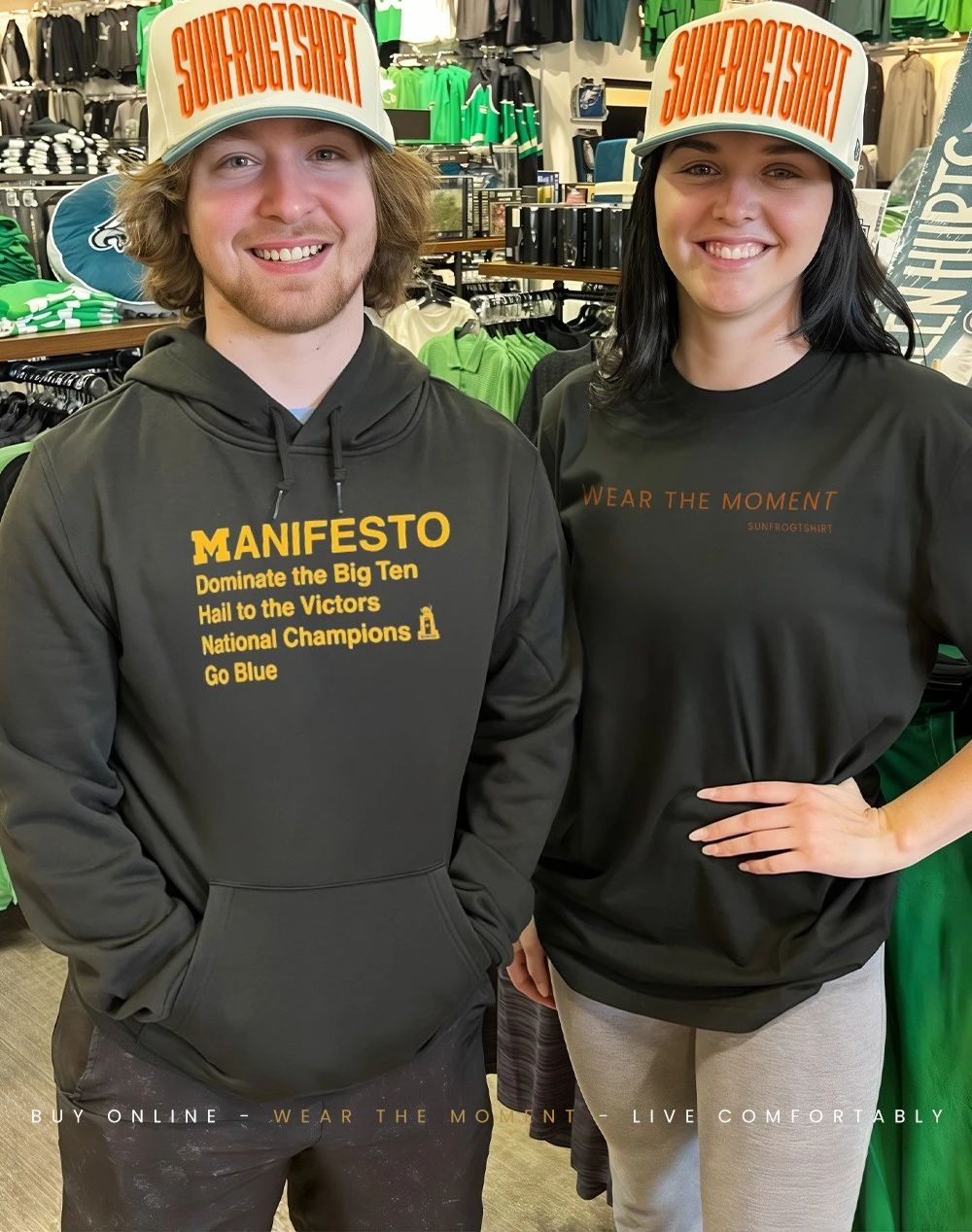 MANIFESTO Michigan Wolverines Dominate the Big Ten Go Blue 2026 National Champions shirt