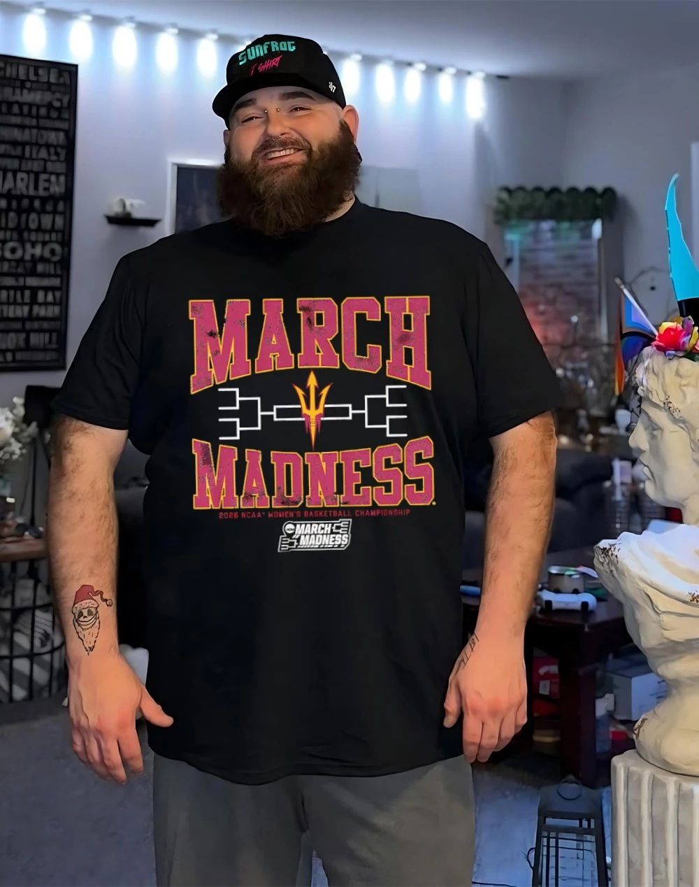 Arizona State Sun Devils WBB 2026 March Madness logo shirt
