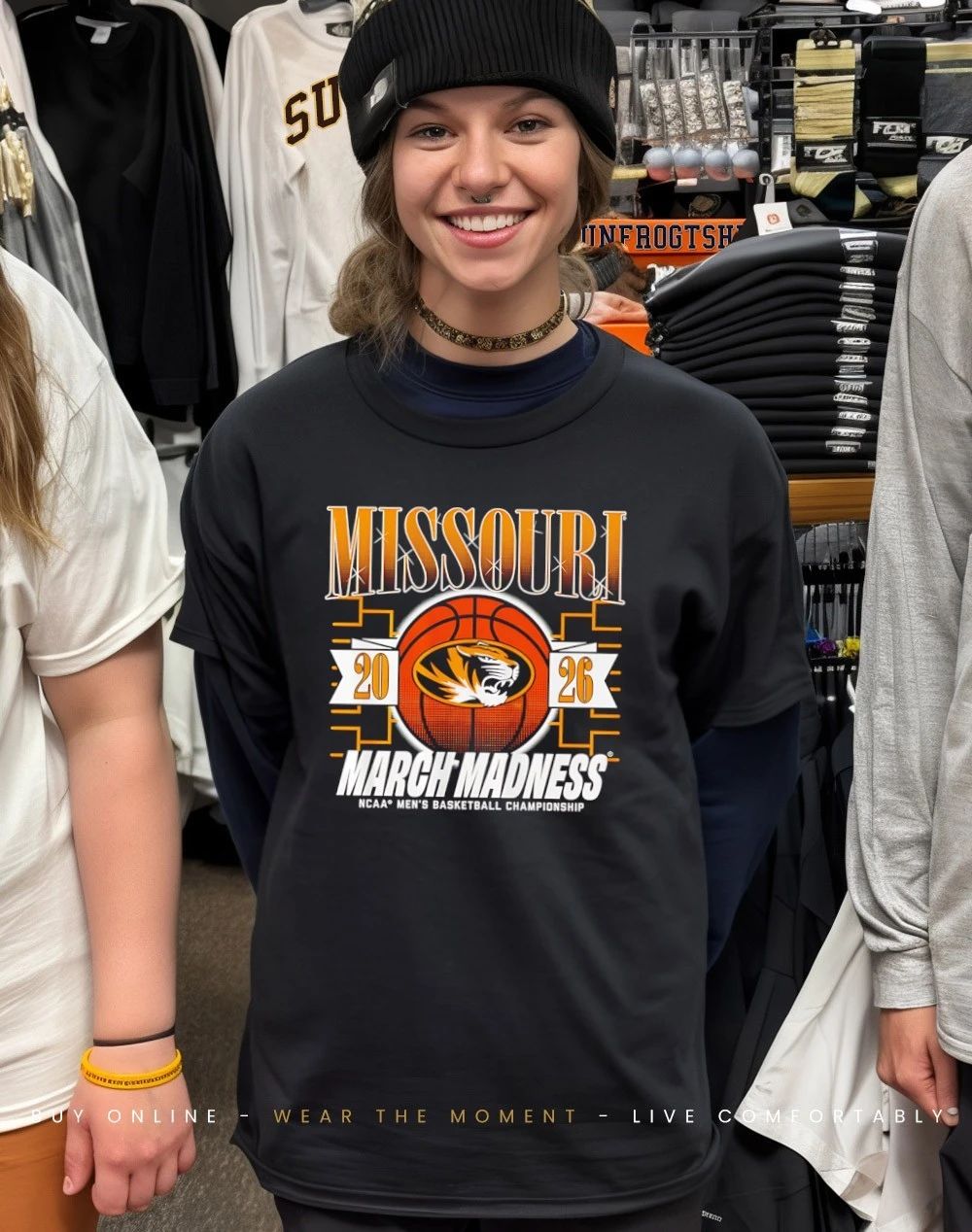 Missouri Tigers MBB 2026 March Madness logo shirt