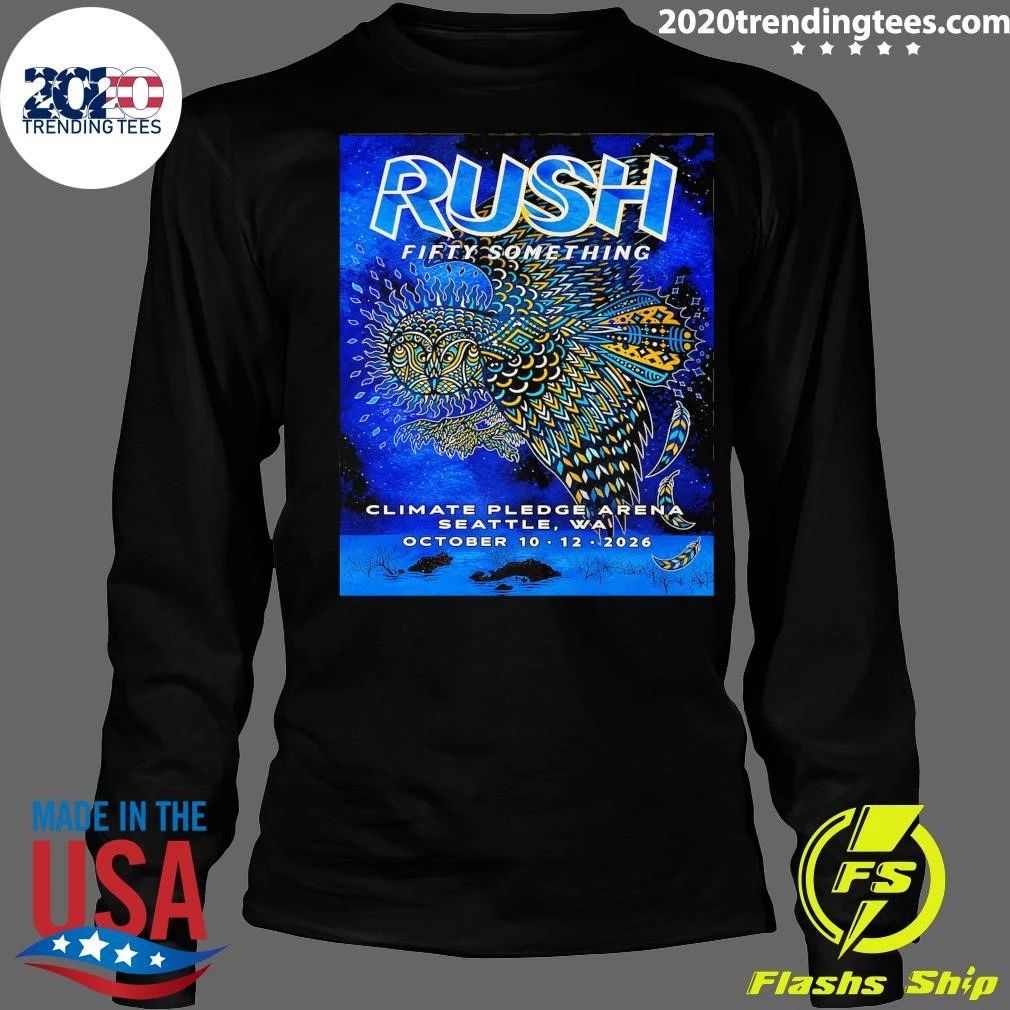Rush Seattle WA Specific Owl Poster 2026 Shirt