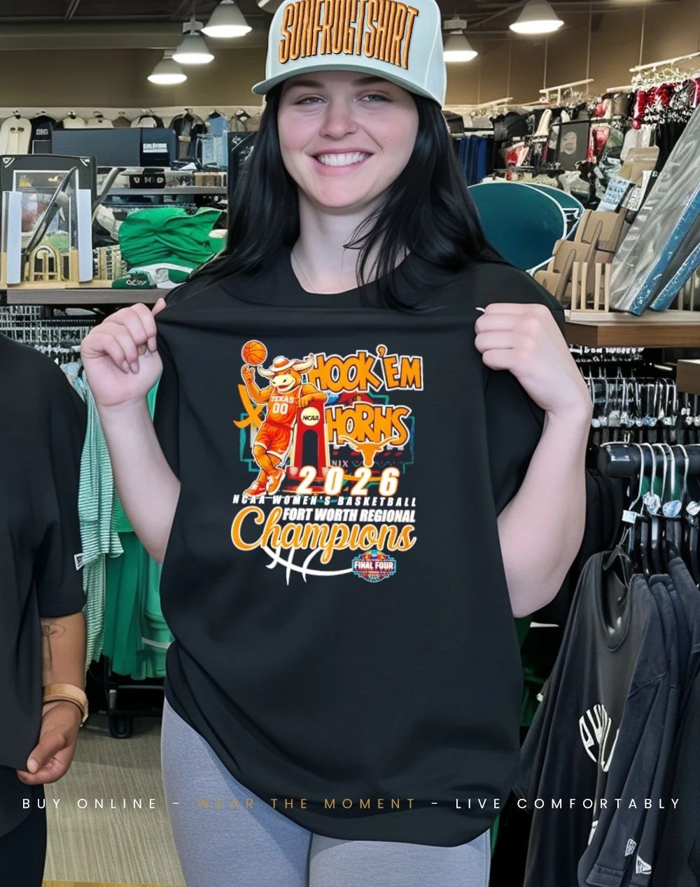 Texas Longhorns 2026 Fort Worth Regional Champions Final Four shirt