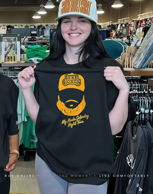 Green Bay Packers x Luke Combs My Kinda Saturday Night Tour 2026 graphic shirt
