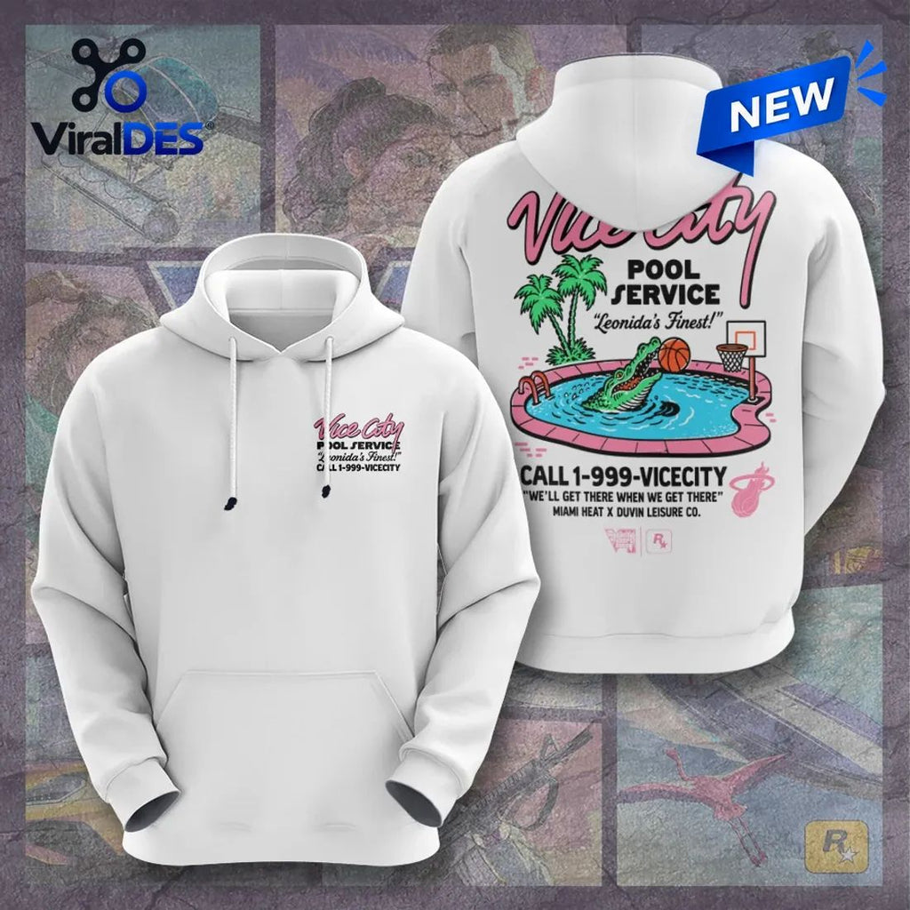 Grand Theft Auto VI x Miami Heat White Shirt