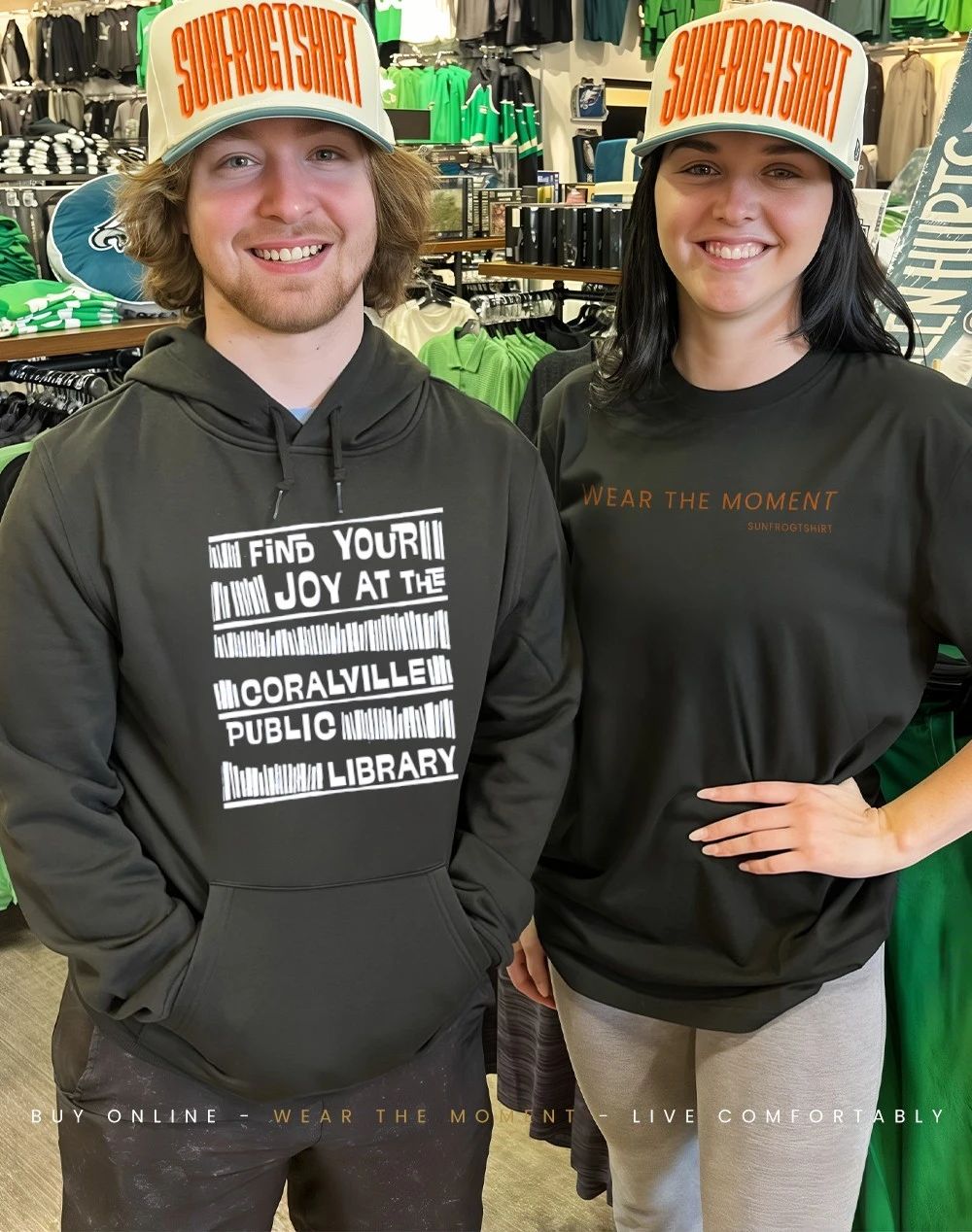 Coralville Public Library Find Your Joy at the coralville public library shirt