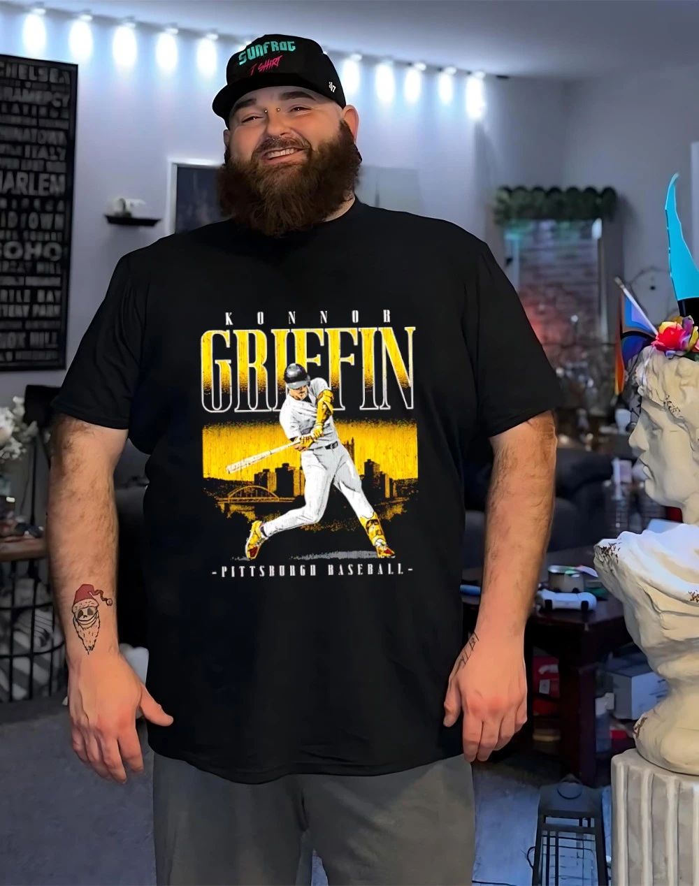 Konnor Griffin Pittsburgh Pirates City Skyline shirt