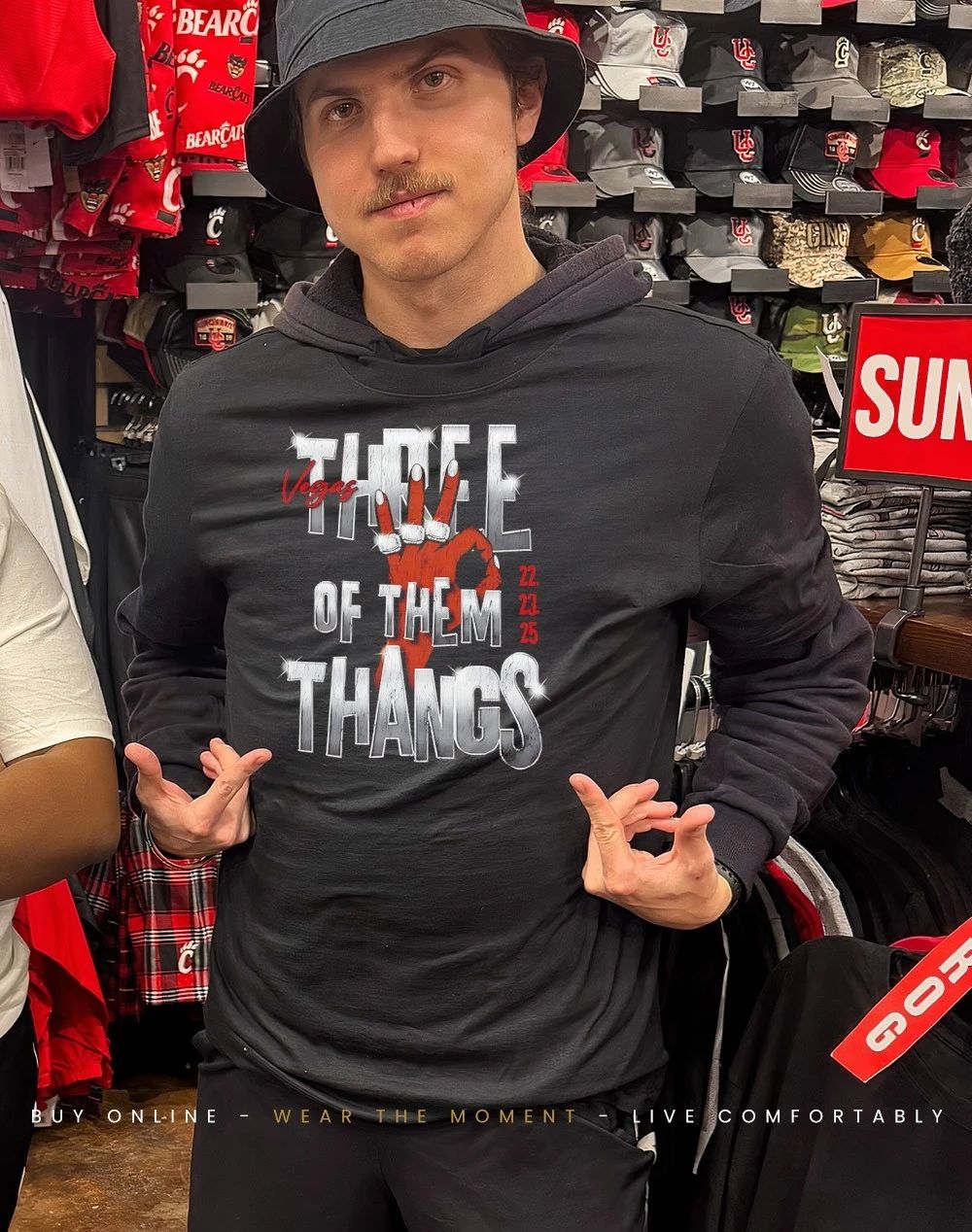 Three Of Them Thangs Vegas Las Vegas Aces ’22 ’23 ’25 shirt