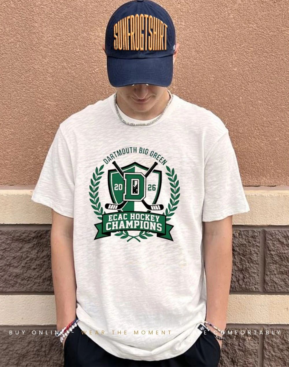 Dartmouth Big Green ECAC Hockey Champions 2026 shirt