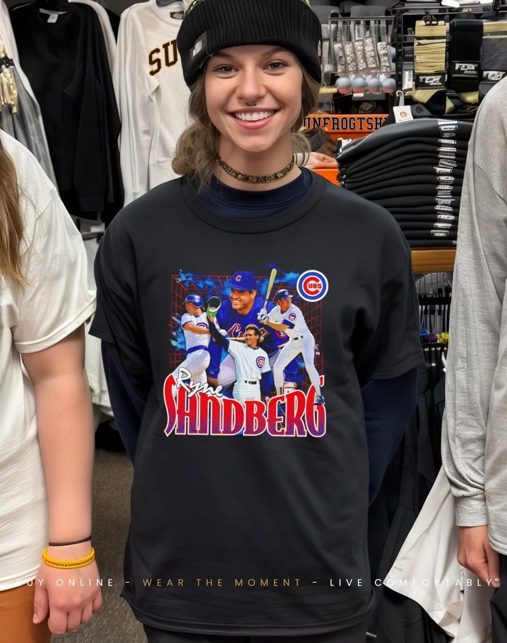 Ryne Sandberg Chicago Cubs Legendary Collage Player ’26 shirt