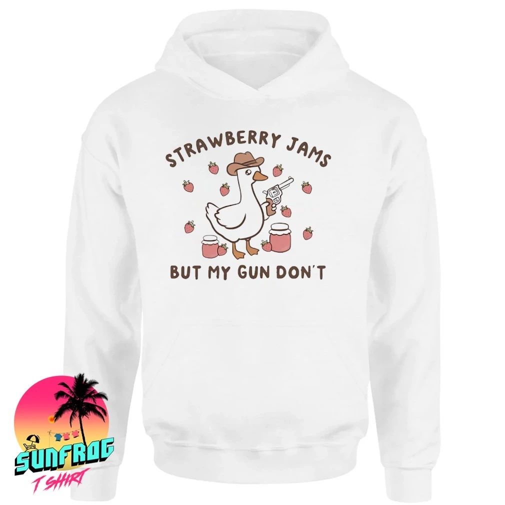 Silly Goose Strawberry Jams But My Gun Don’t shirt