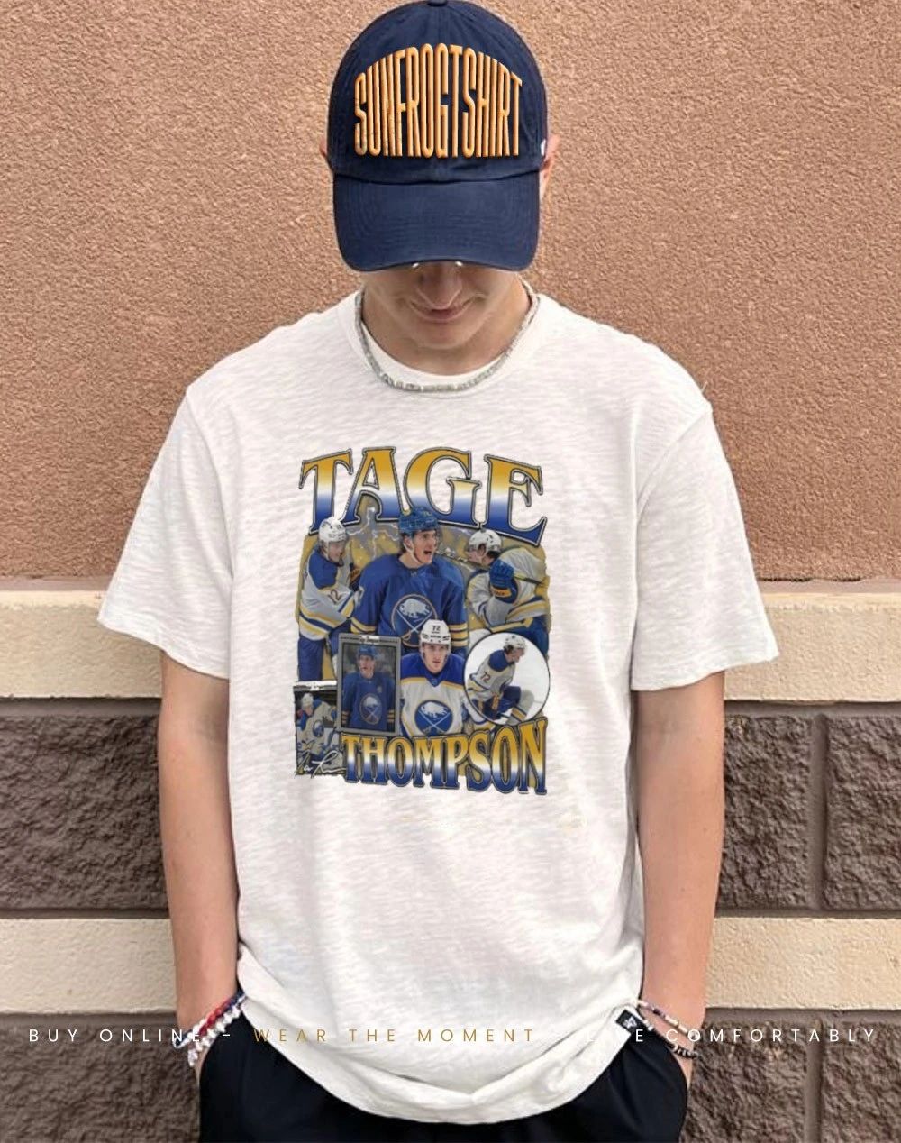 Tage Thompson Buffalo Sabres Star Collage Hockey shirt