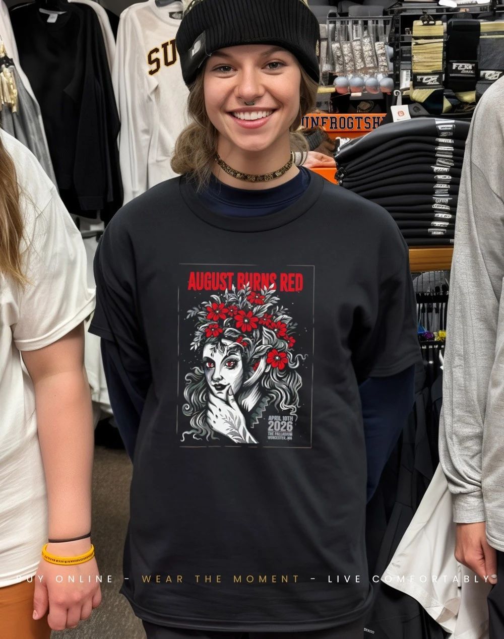 August Burns Red April 10 2026 In Worcester MA Shirt