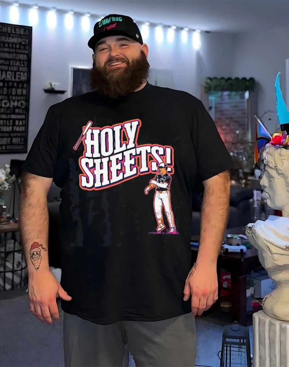 San Diego Padres Gavin Sheets Holy Sheets Bat Toss shirt
