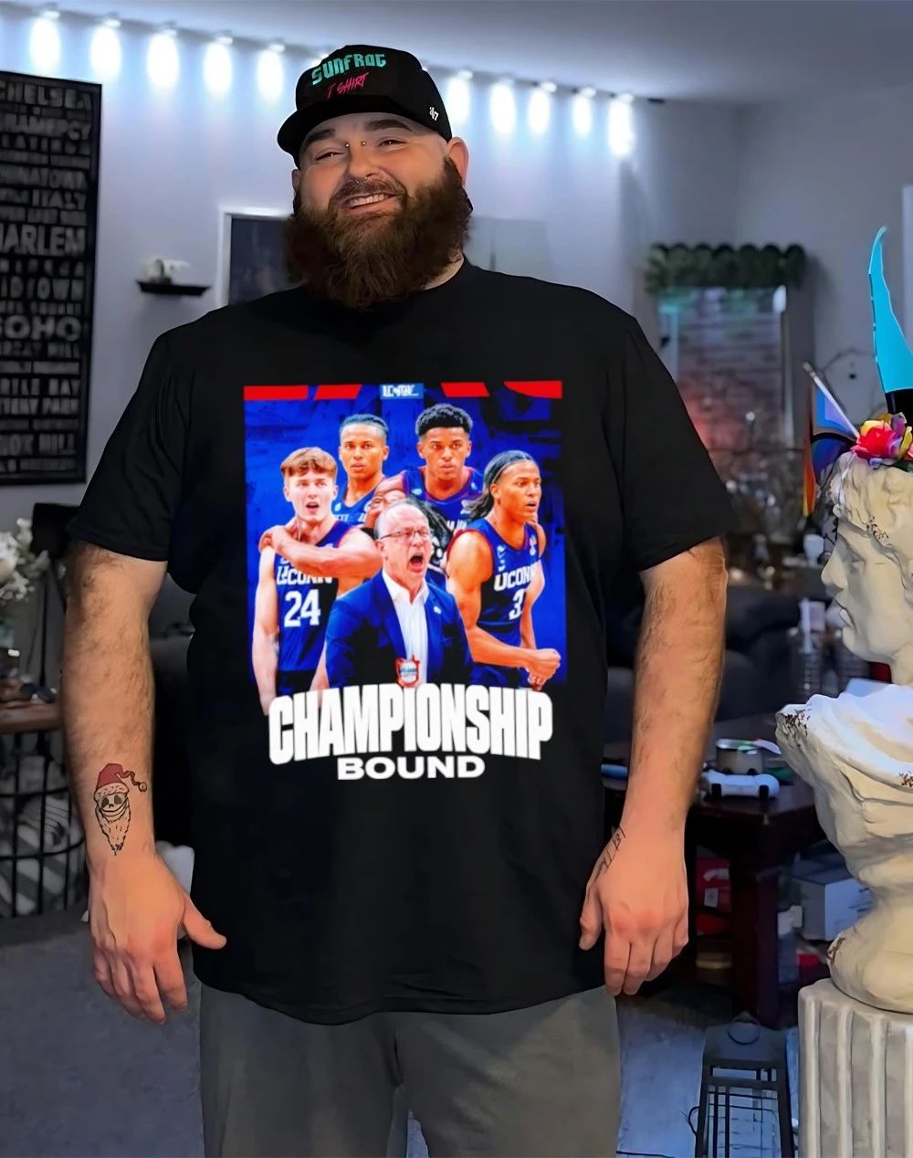 Uconn Huskies Mens Basketball Championship Bound 2026 Ncaa Final Four In Indianapolis graphic shirt
