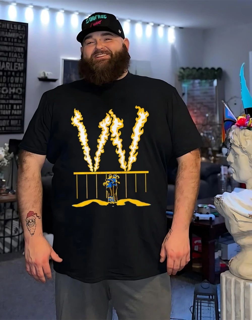 Seattle Baseball Fire the W cartoon shirt