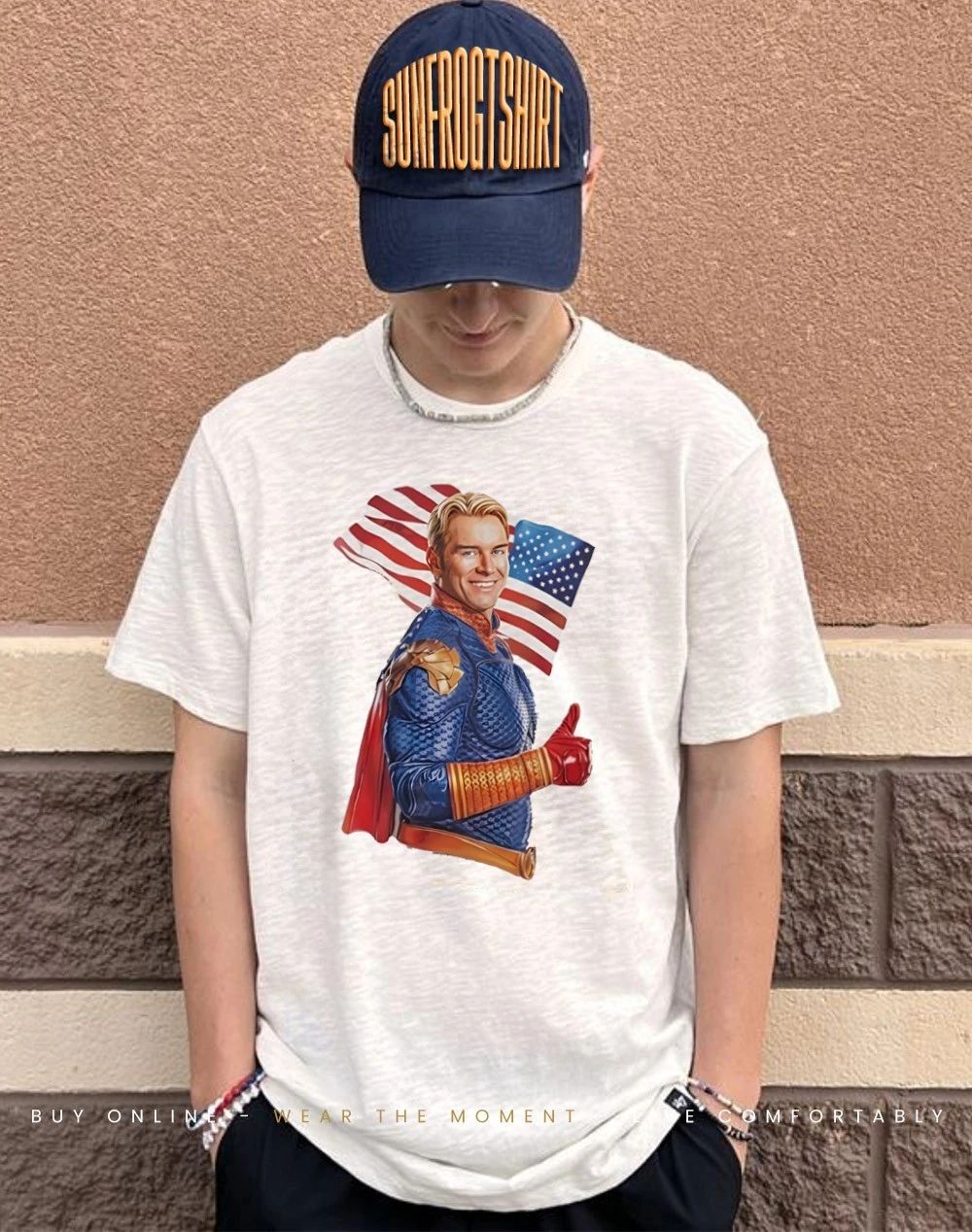 The Boys Season 5 Jack Quaid Homlander Freedom Camp 37 Prisoner Shirt