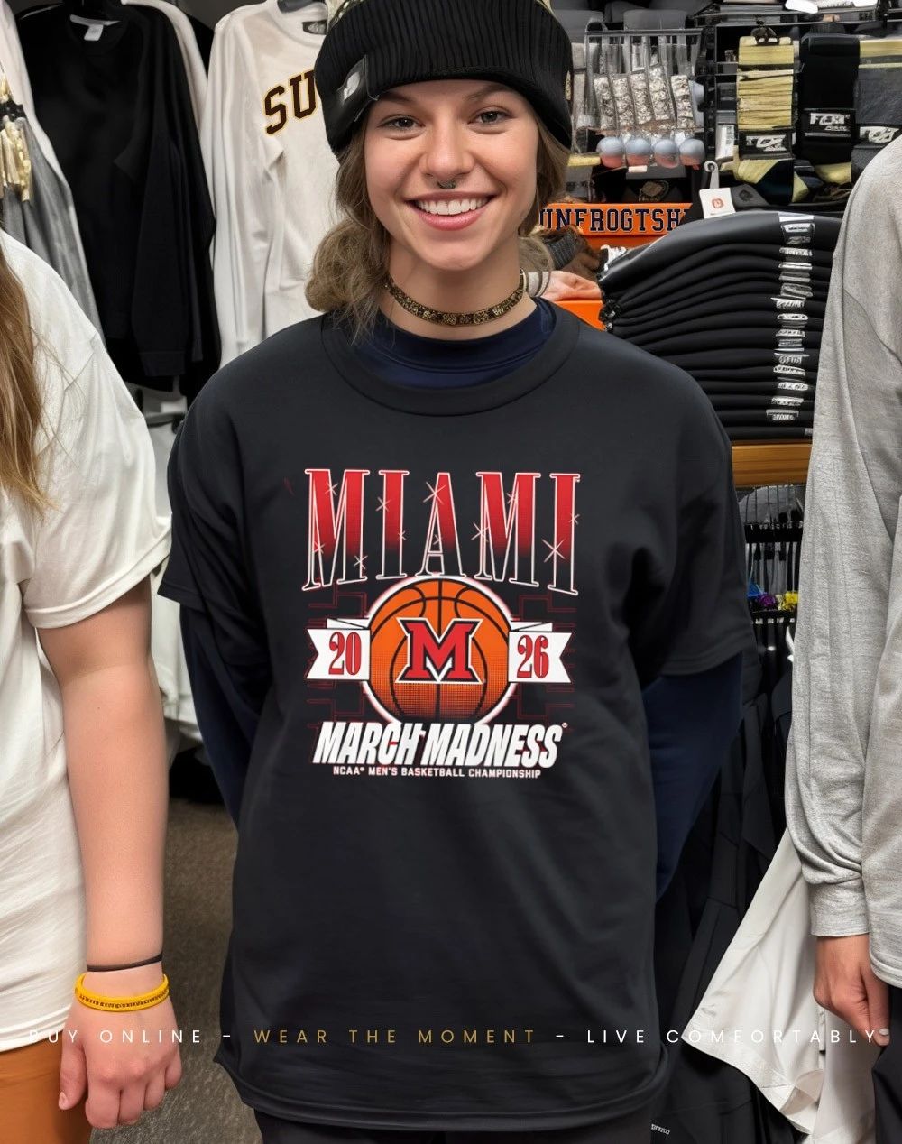 Miami OH RedHawks MBB 2026 March Madness logo shirt