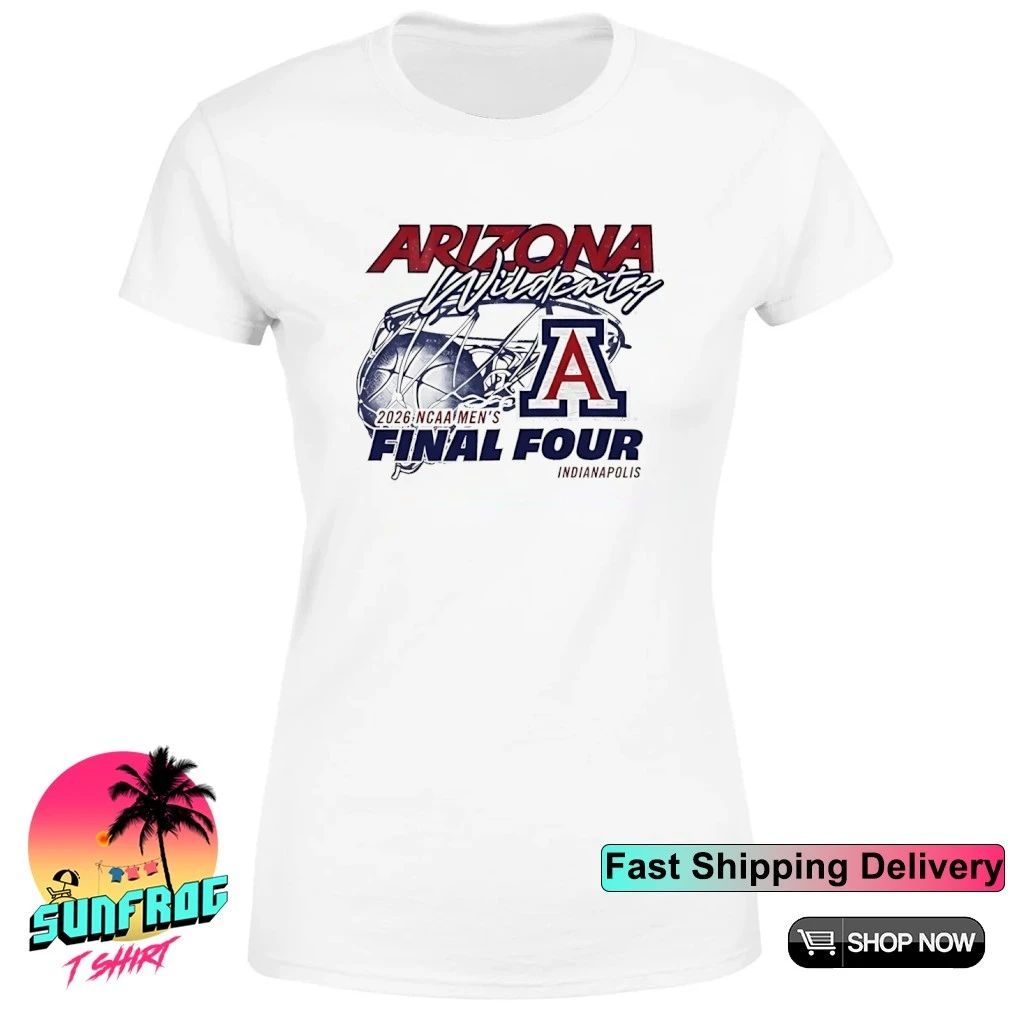 Arizona Wildcats 2026 NCAA Final Four White Shirt