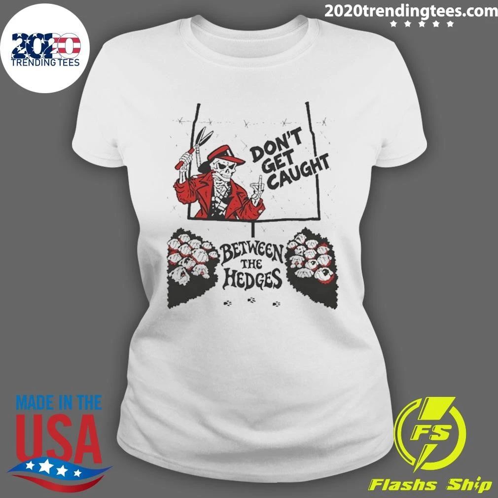 Don’t Get Caught Between The Hedges Skeleton Mascot Shirt