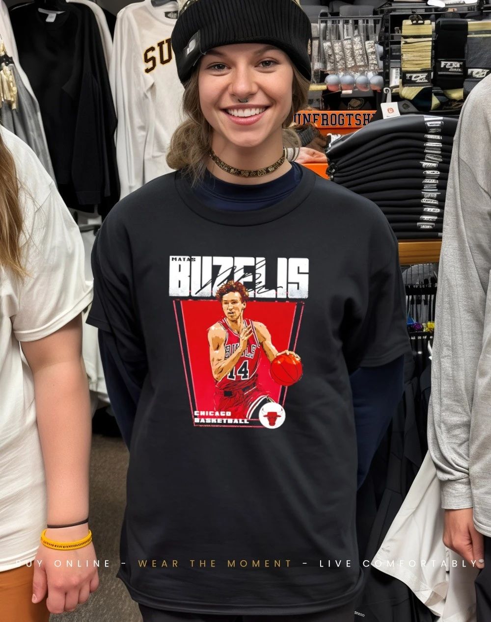 Matas Buzelis Chicago Bulls Premiere signature shirt