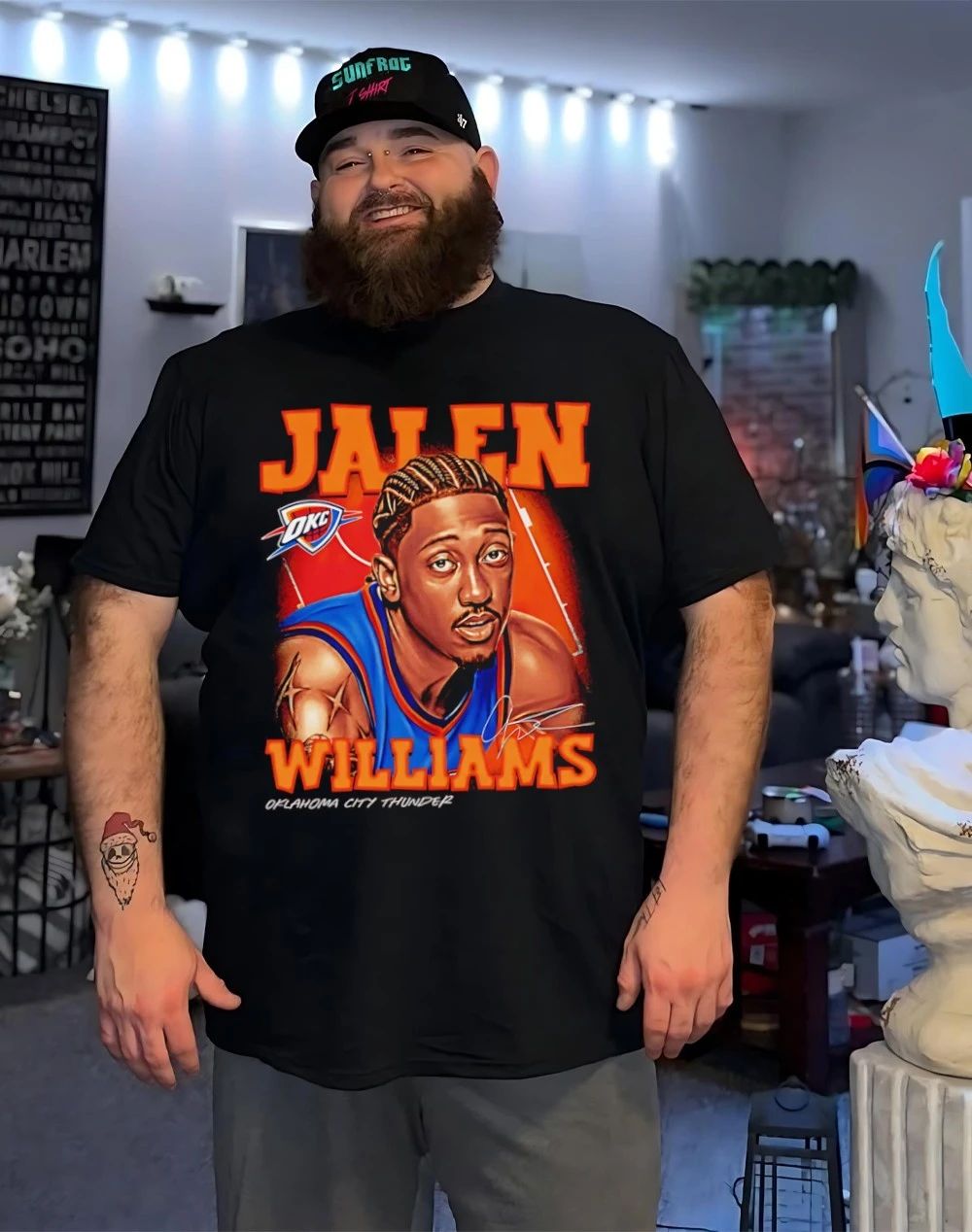 Jalen Williams Oklahoma City Thunder Airbrush shirt