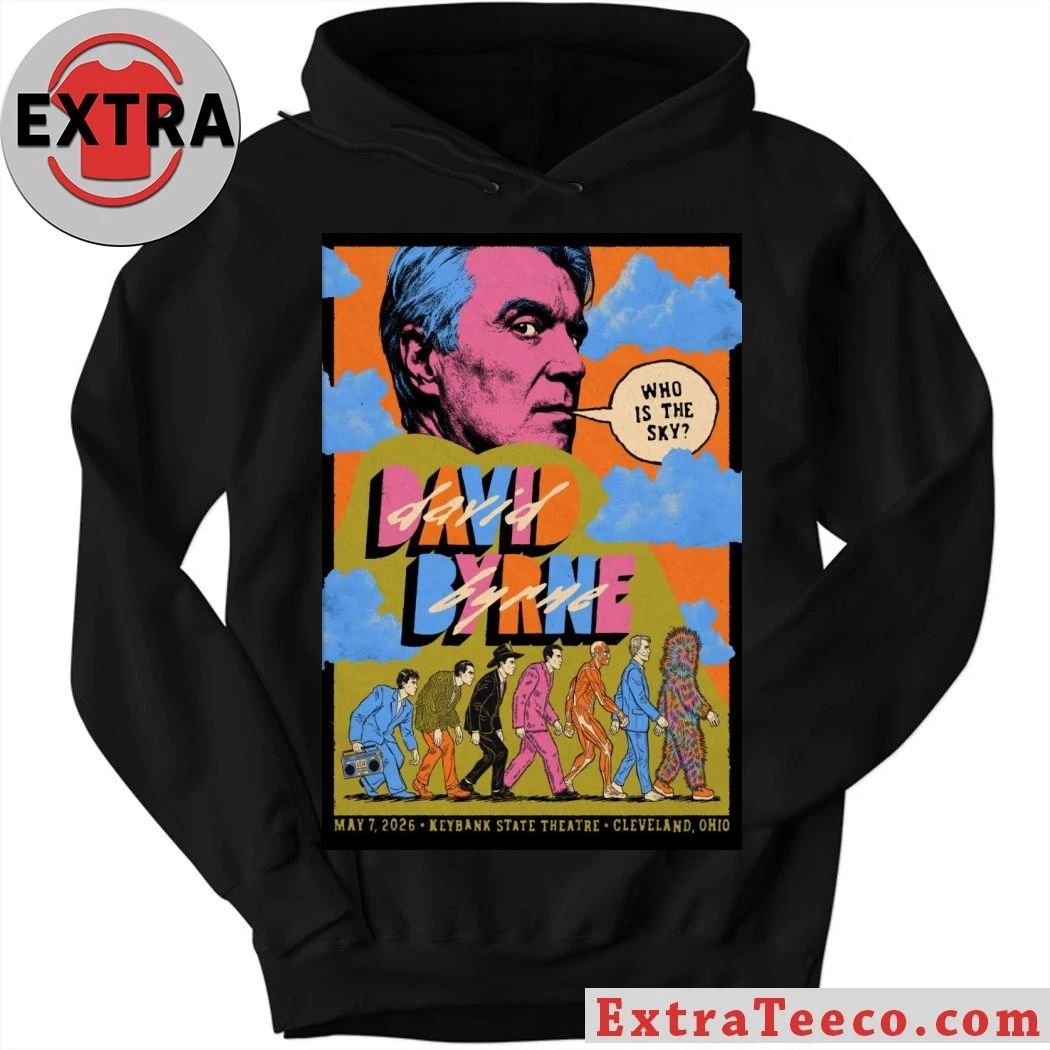 David Byrne May 7 2026 KeyBank State Theatre at Playhouse Square in Cleveland OH Poster Shirt