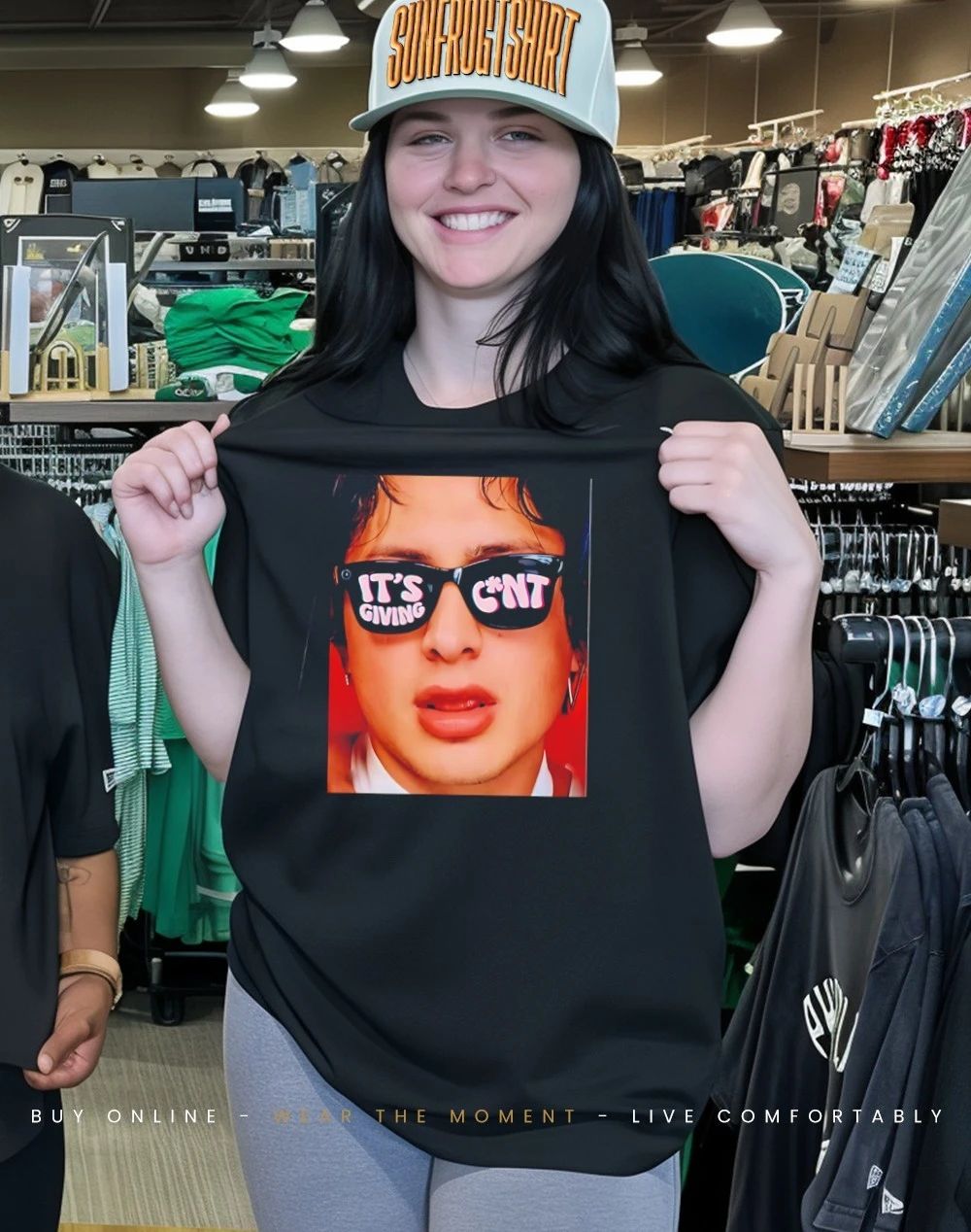 Hudson it’s giving cnt Sunglasses shirt