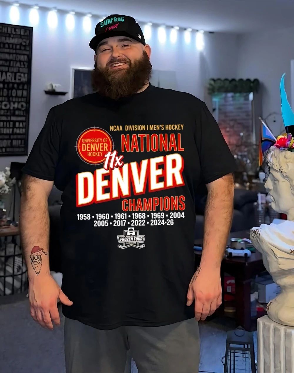 Denver Pioneers 11-Time NCAA Frozen Four Men’s Ice Hockey National Champions shirt