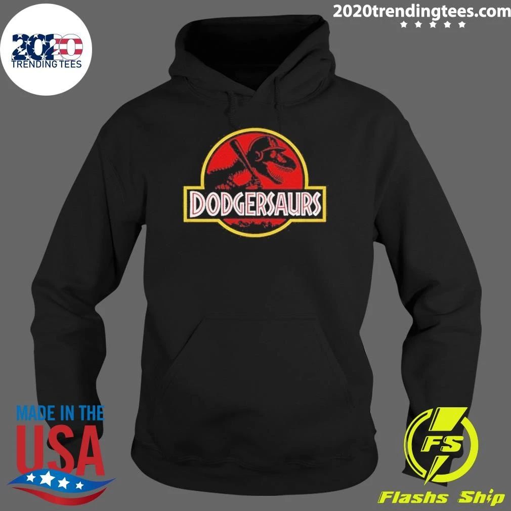 Dodgersaurs Dodgers Dinosaur Jurassic Style T-Shirt