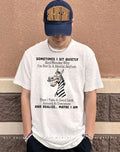 Zebra sometimes I sit quietly and wonder why I’m not in a mental asylum shirt