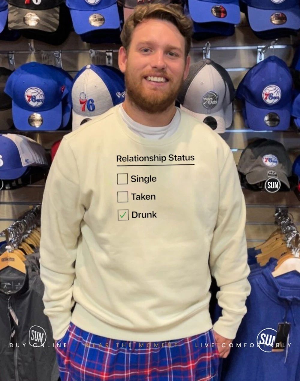 Relationship Status drunk single taken check list shirt