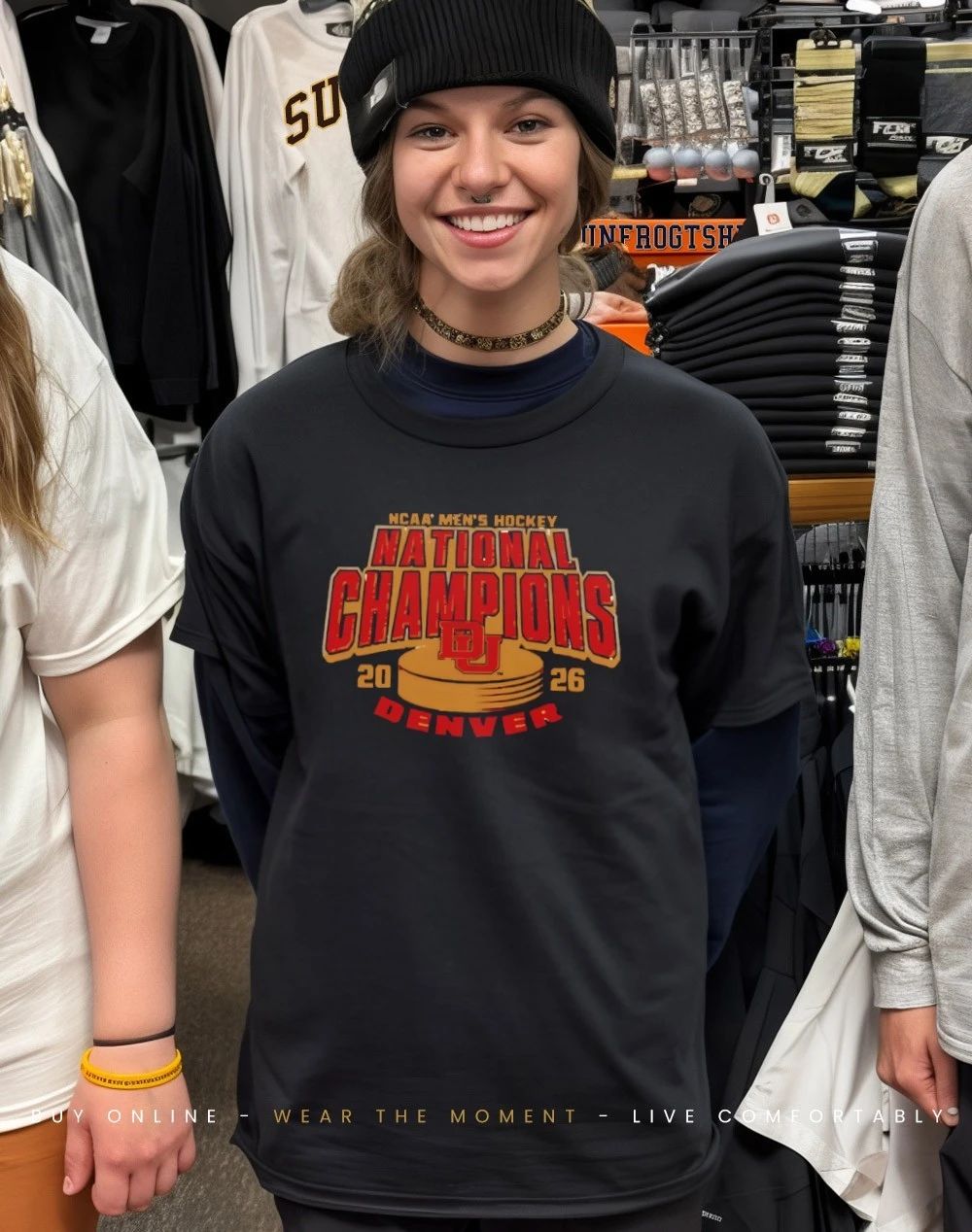 Denver Pioneers Men’s Ice Hockey National Champions ’26 vintage shirt