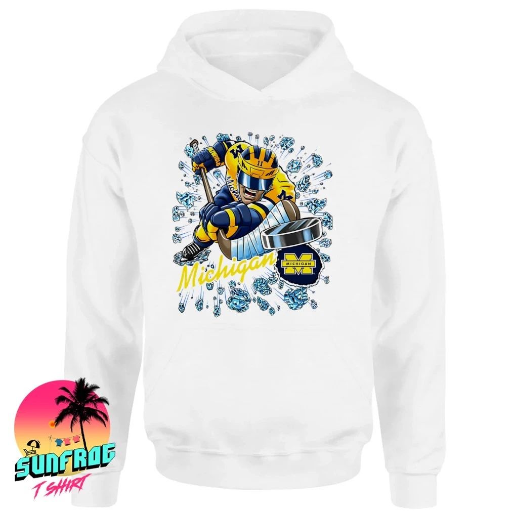 Michigan Wolverines player caricature 2026 shirt