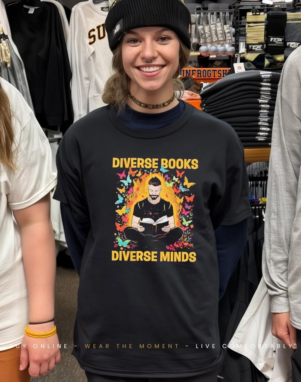 Diverse books diverse minds shirt