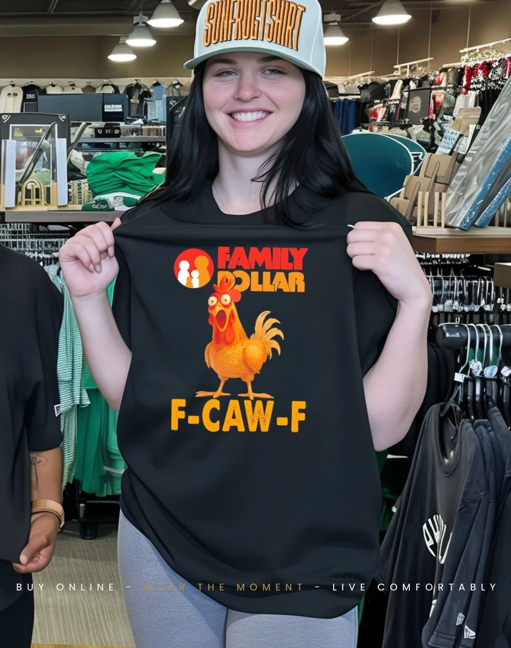 Family Dollar F-CAW-F Chicken funny shirt