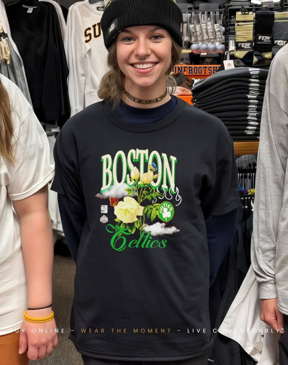 Boston Celtics Floral 2026 Graphic shirt