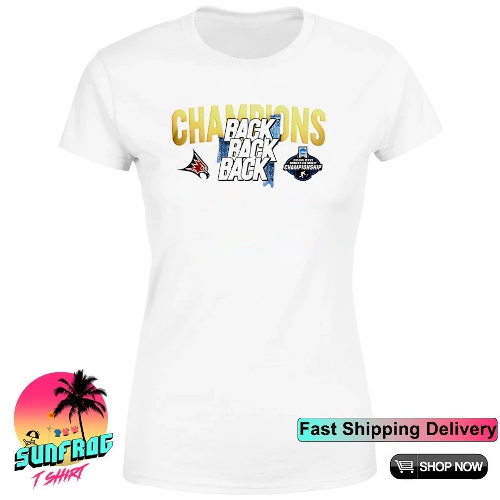 UW–River Falls Falcons 2026 Division III Women’s Ice Hockey National Champions back to back shirt