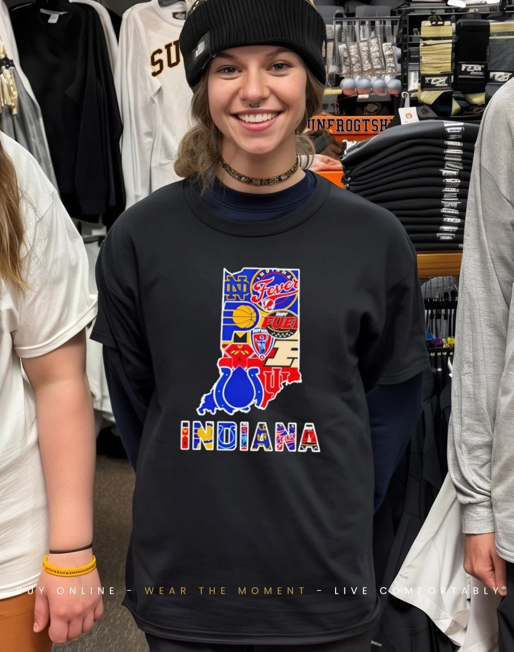 Indiana Sports Teams Graphic Transfer State shirt