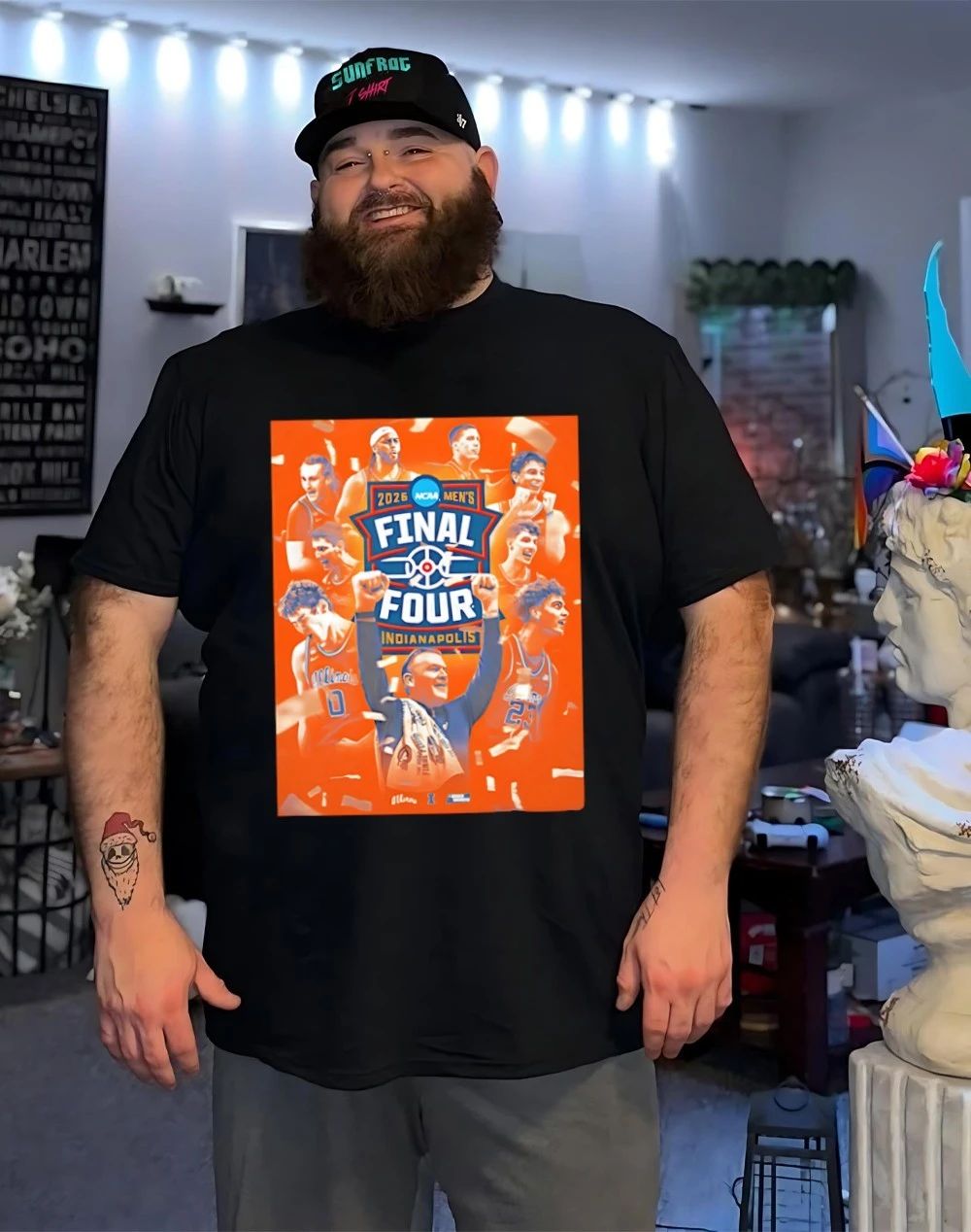 Illinois Illini Final four 2026 Men’s March Madness Basketball poster shirt