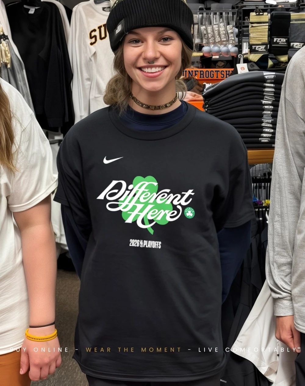 Different Here 2025-26 NBA Playoffs Boston Celtics shirt