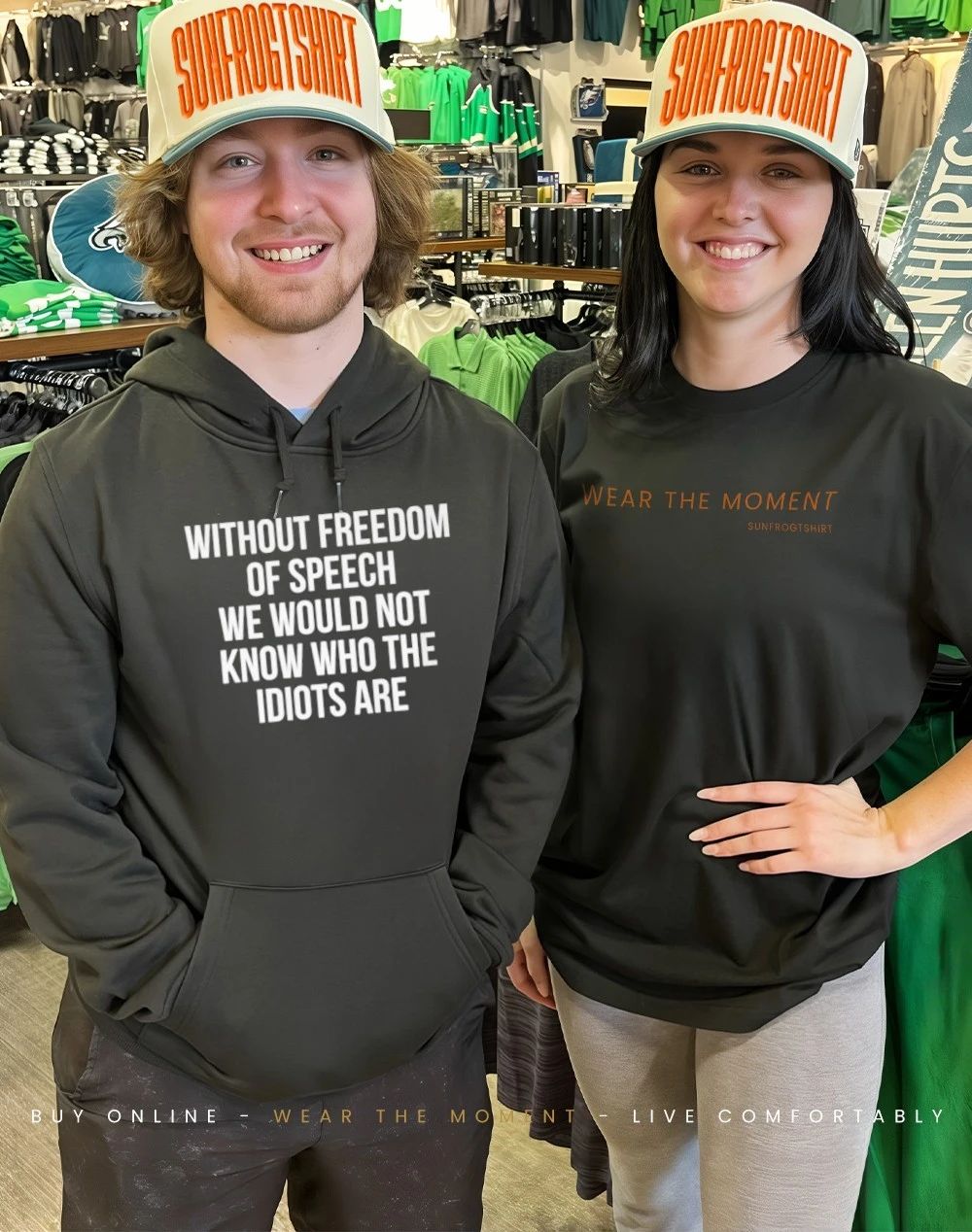 Without freedom of speech we would not know who the idiots are shirt
