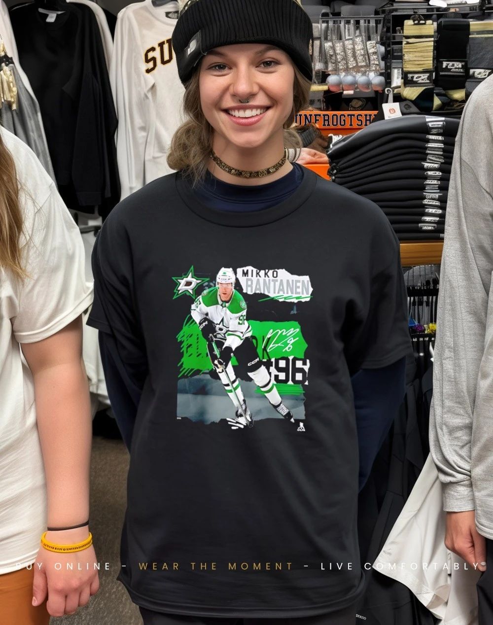 Dallas Stars Mikko Rantanen Fresh Ice signature shirt