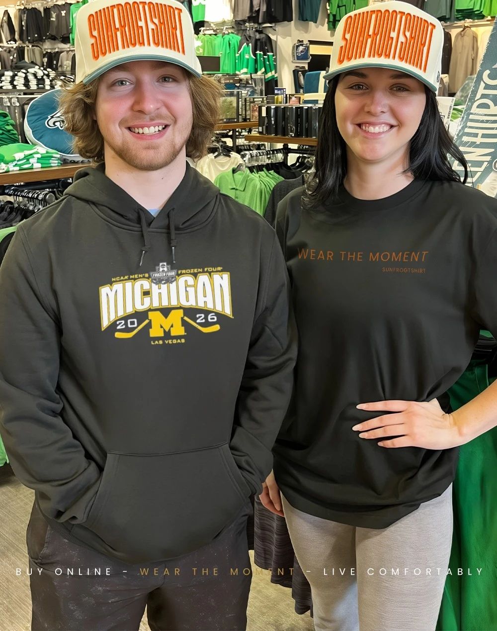Michigan Wolverines 2026 Men’s Frozen Four shirt
