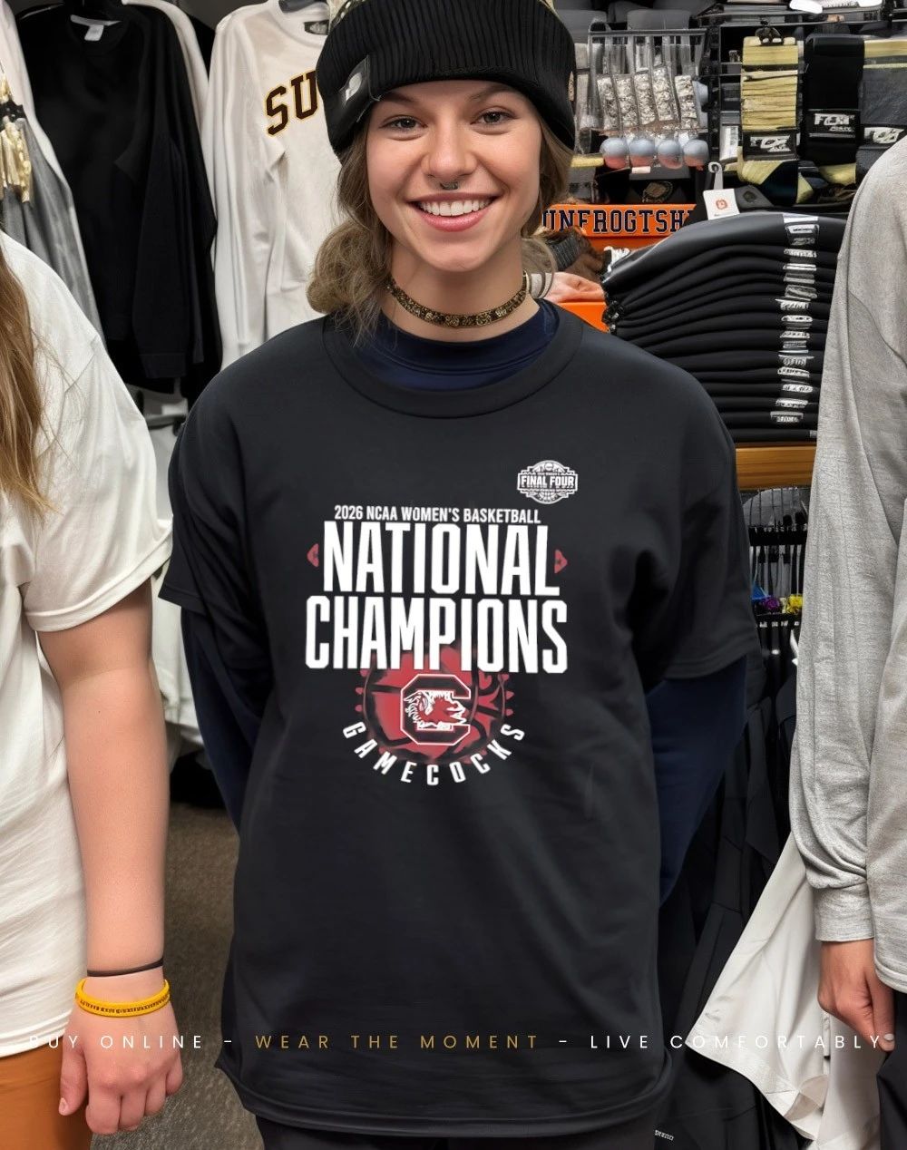 South Carolina Gamecocks 2026 Women’s Basketball National Championship shirt