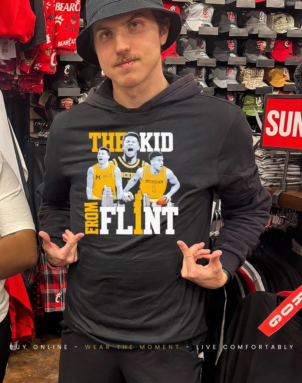 The Kid from Fl1nt Michigan Wolverines 2026 NCAA Men’s Basketball Champs shirt