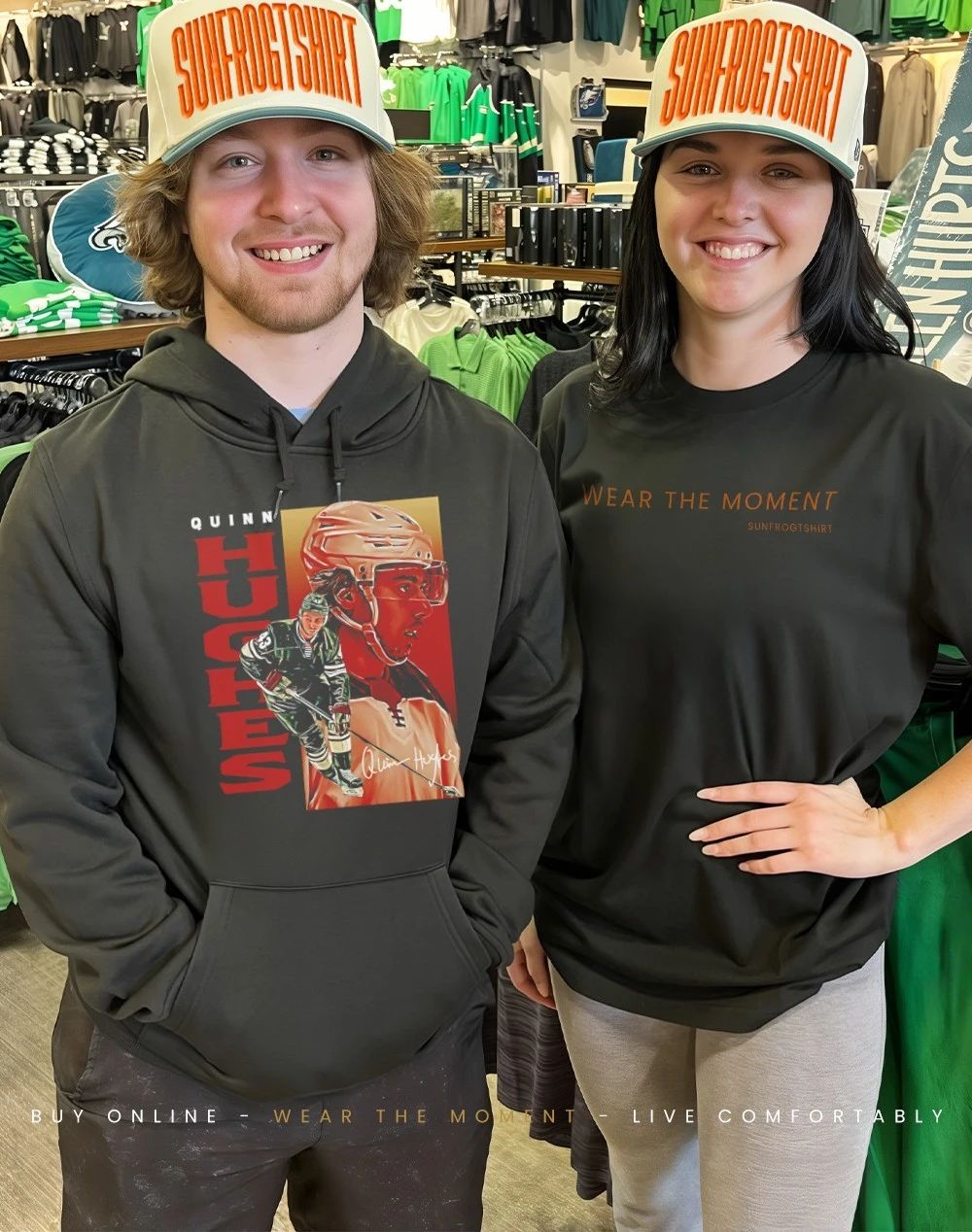 Quinn Hughes Minnesota hockey Poster graphic shirt