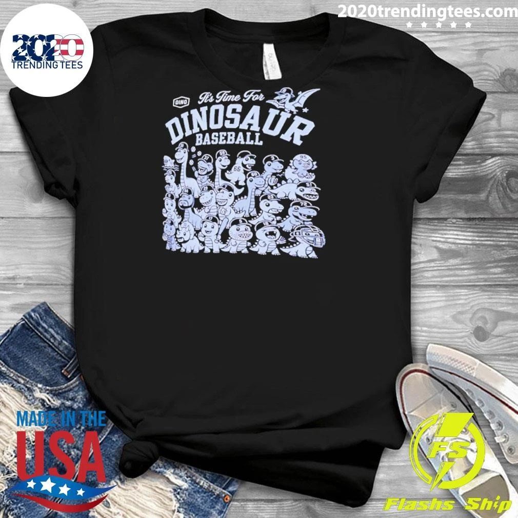 Los Angeles Dodgers It’s Time For Dinosaur Baseball Shirt