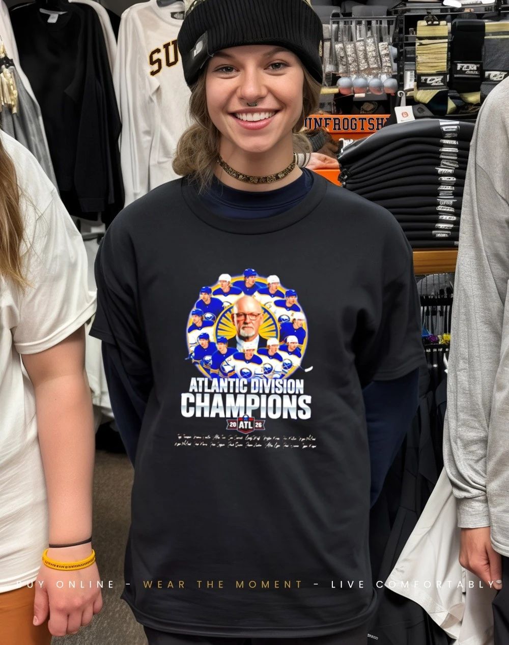 Buffalo Sabres 2026 Atlantic Division Champions all team shirt